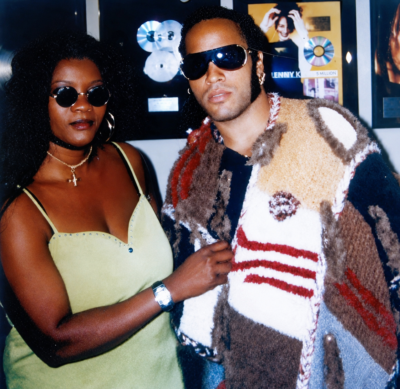 Queen Vivien con Lenny Kravitz